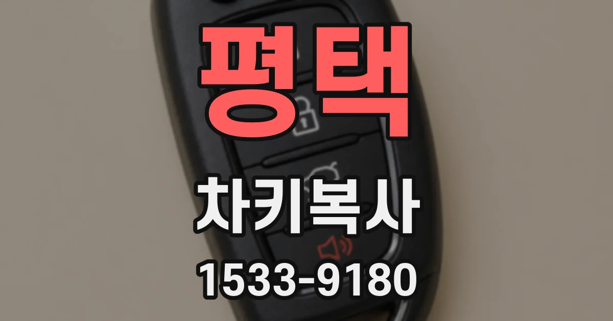 평택 차키복사