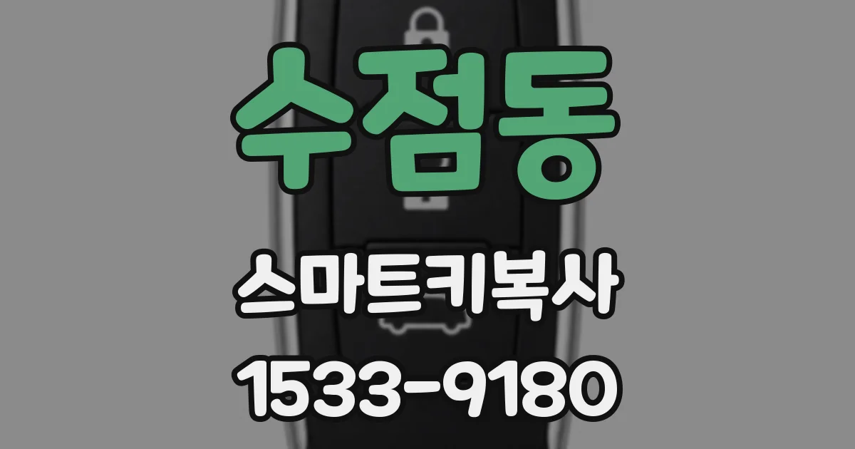 수점동 스마트키복사