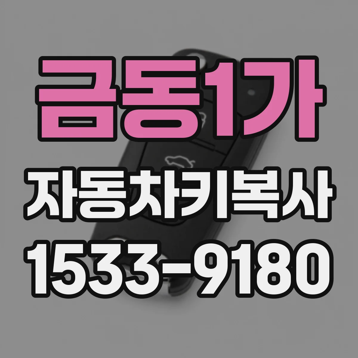 금동1가 자동차키복사