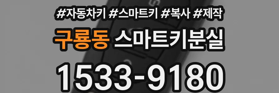 구룡동 스마트키분실