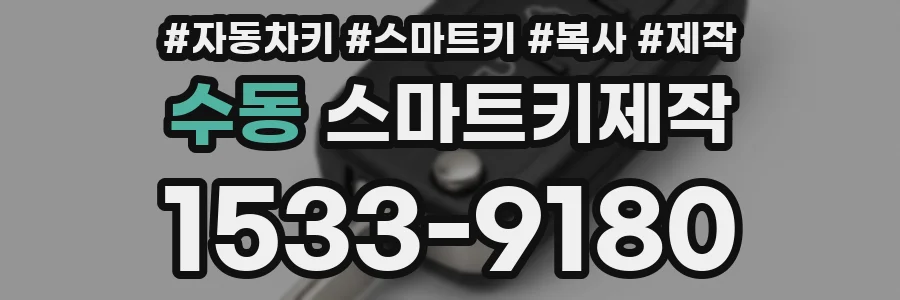 수동 스마트키제작