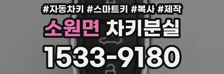 소원면 차키분실