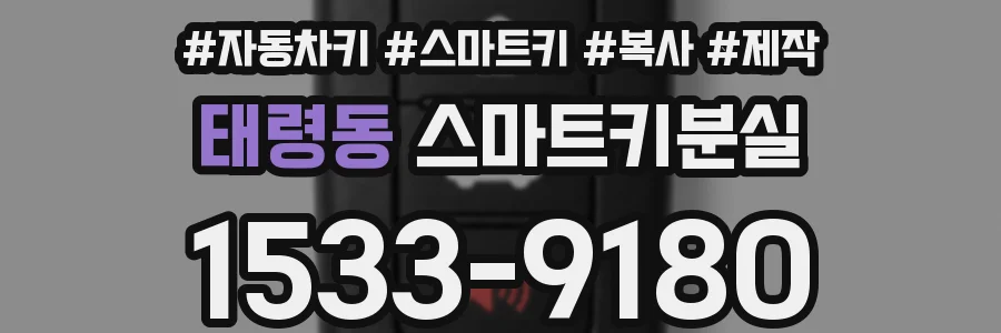 태령동 스마트키분실