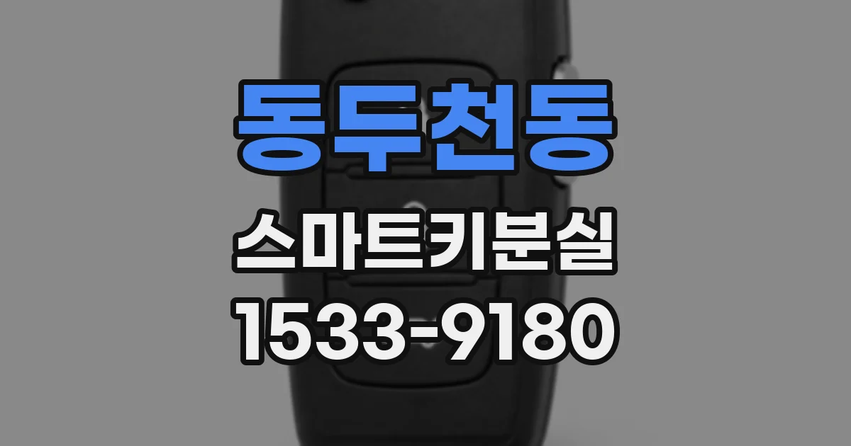 동두천동 스마트키분실