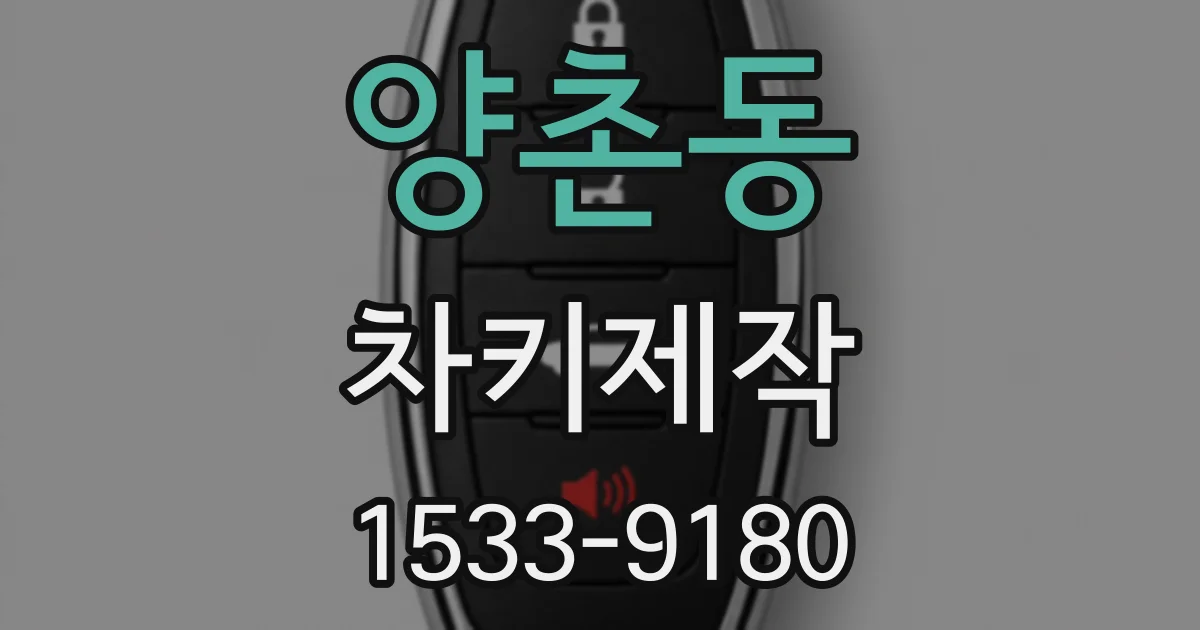 양촌동 차키제작