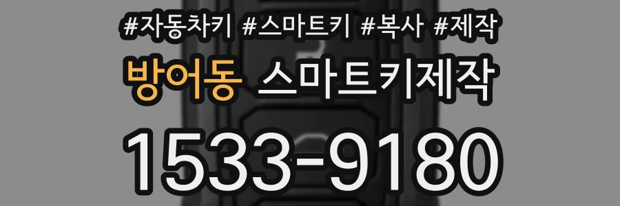 방어동 스마트키제작