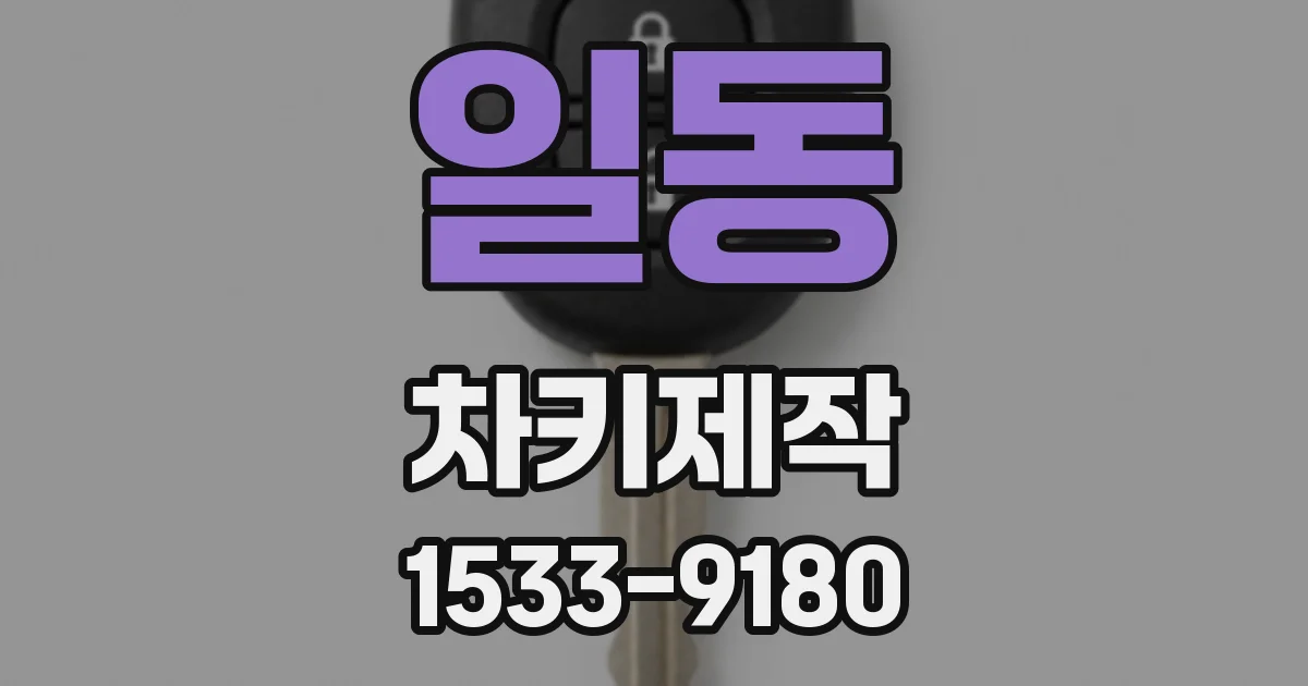 일동 차키제작