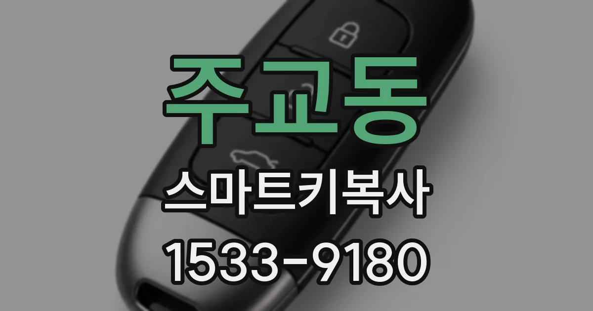 주교동 스마트키복사