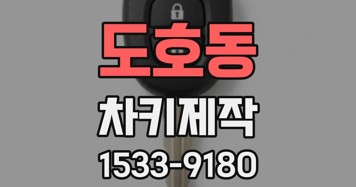 도호동 차키제작