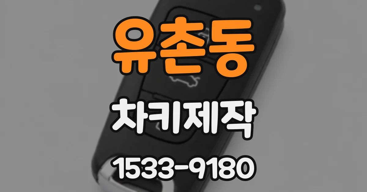 유촌동 차키제작
