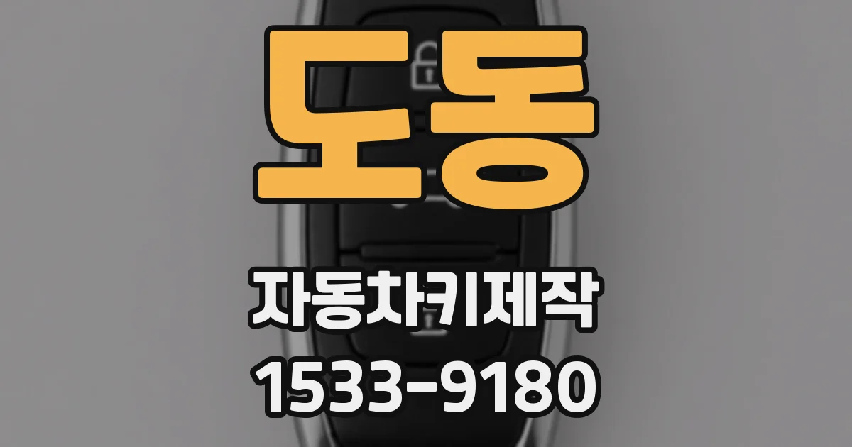 도동 자동차키제작