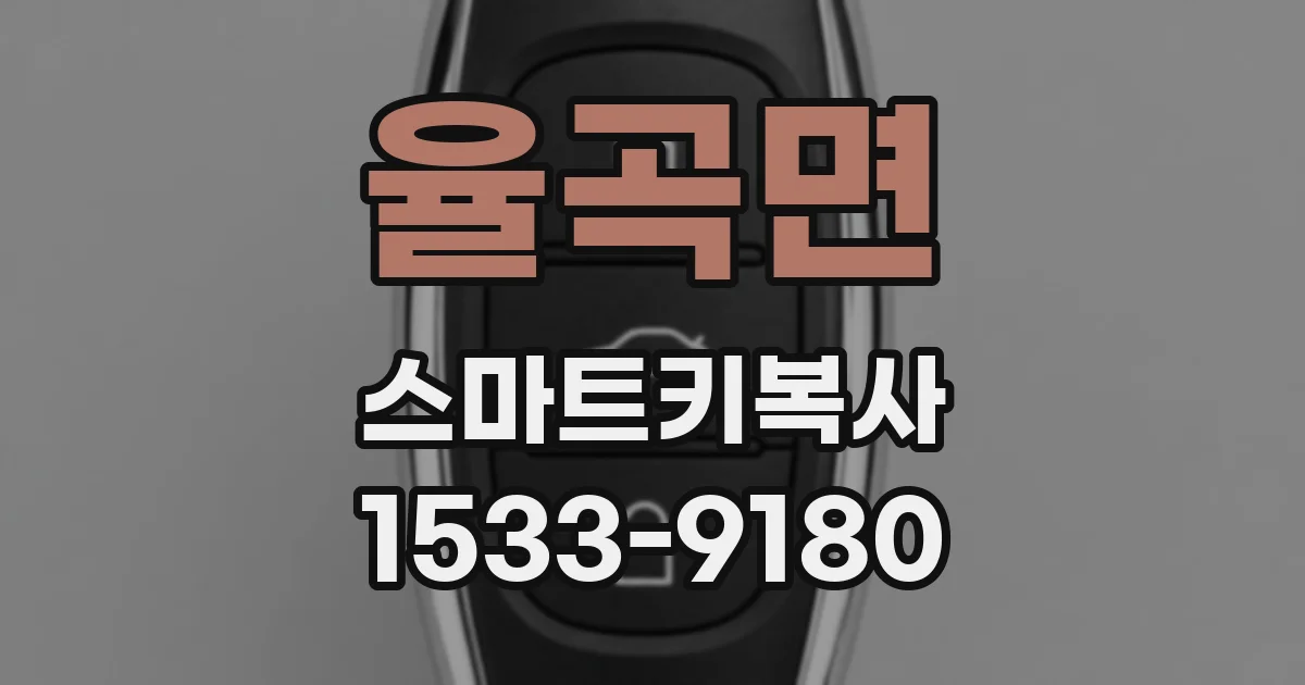 율곡면 스마트키복사