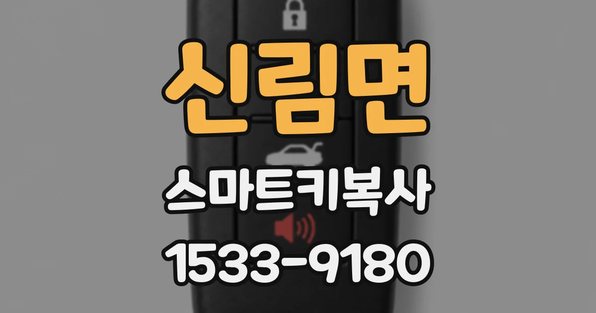 신림면 스마트키복사