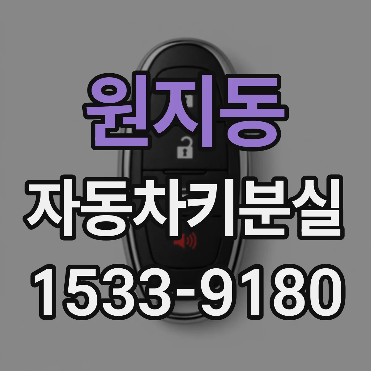 원지동 자동차키분실