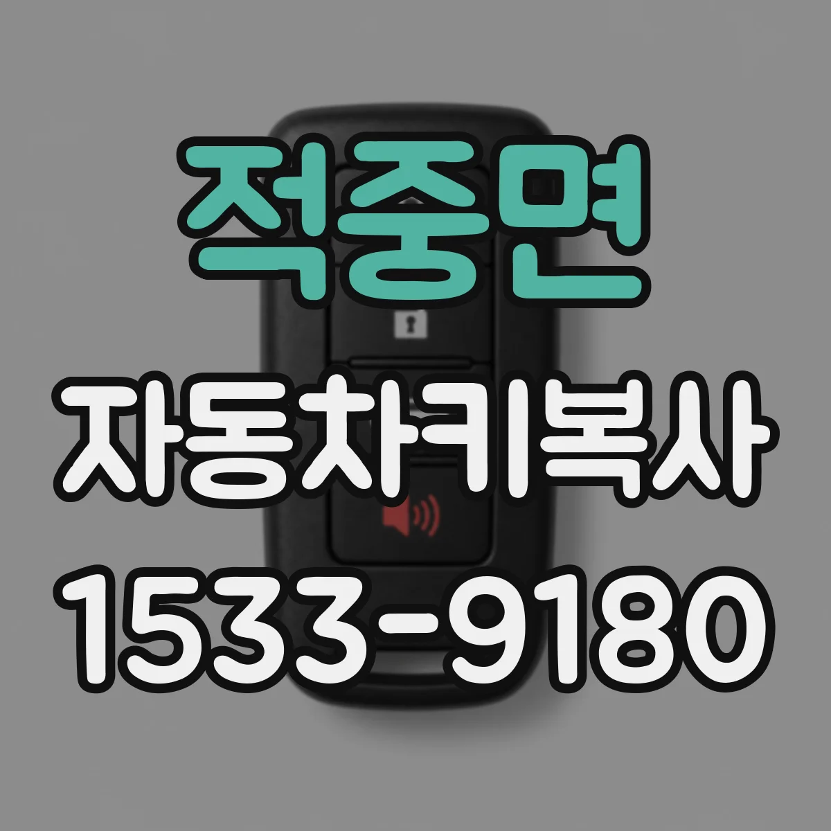 적중면 자동차키복사
