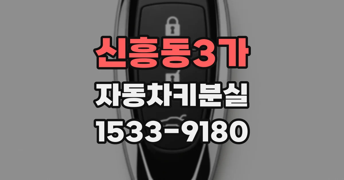 신흥동3가 자동차키분실