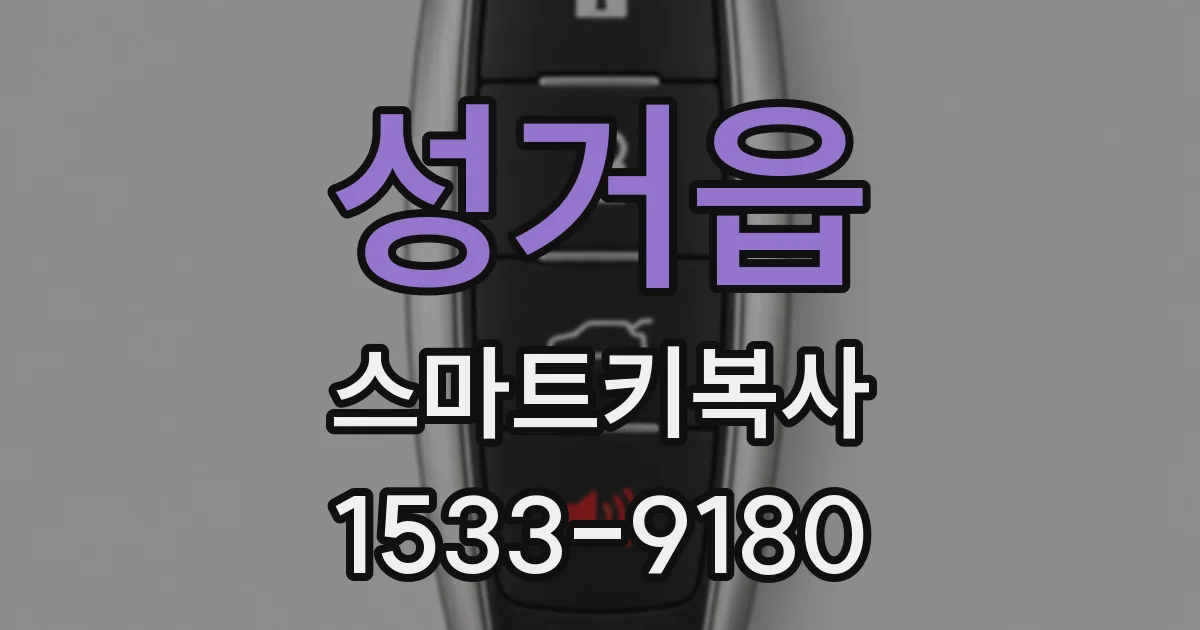 성거읍 스마트키복사