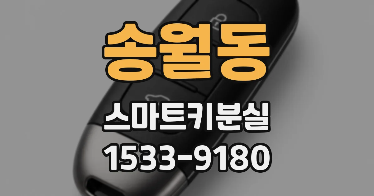 송월동 스마트키분실
