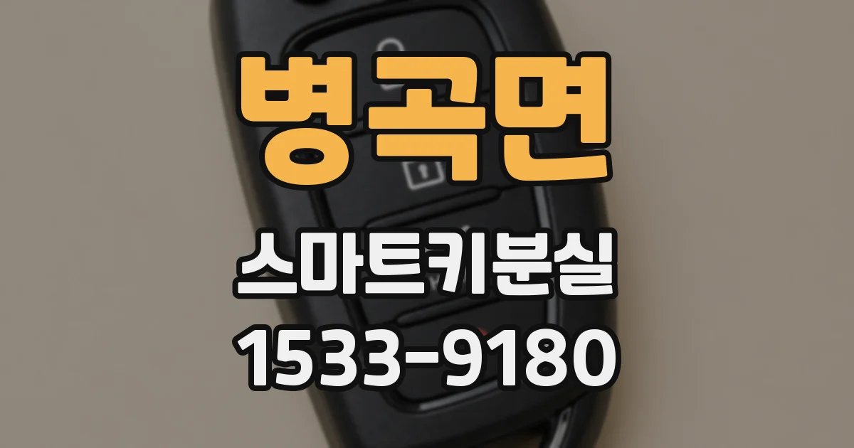 병곡면 스마트키분실