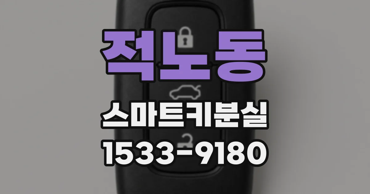 적노동 스마트키분실
