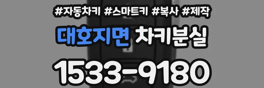 대호지면 차키분실