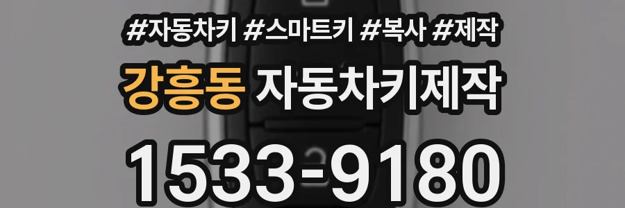 강흥동 자동차키제작