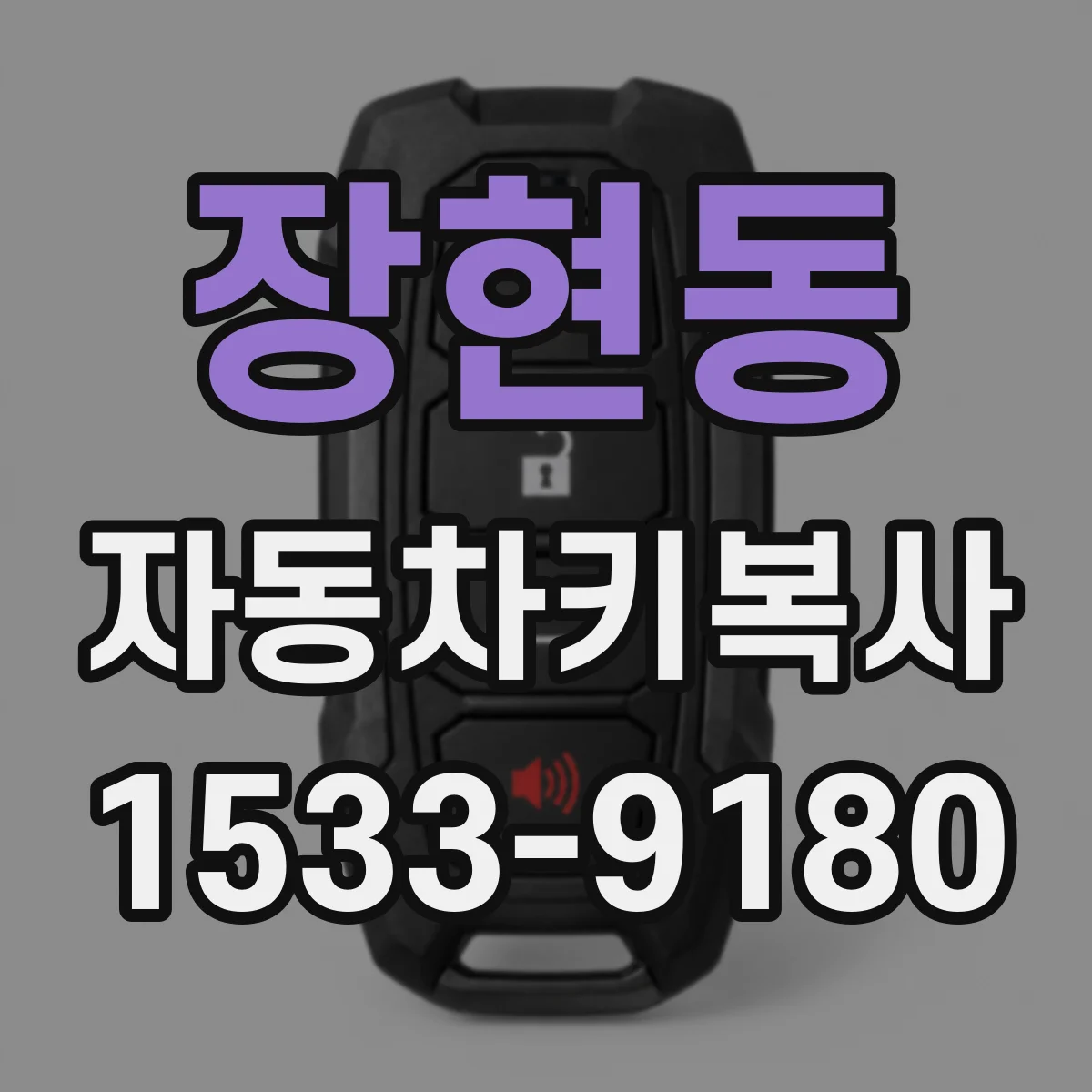 장현동 자동차키복사