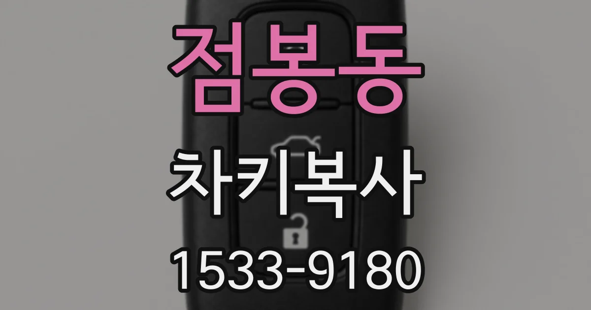 점봉동 차키복사