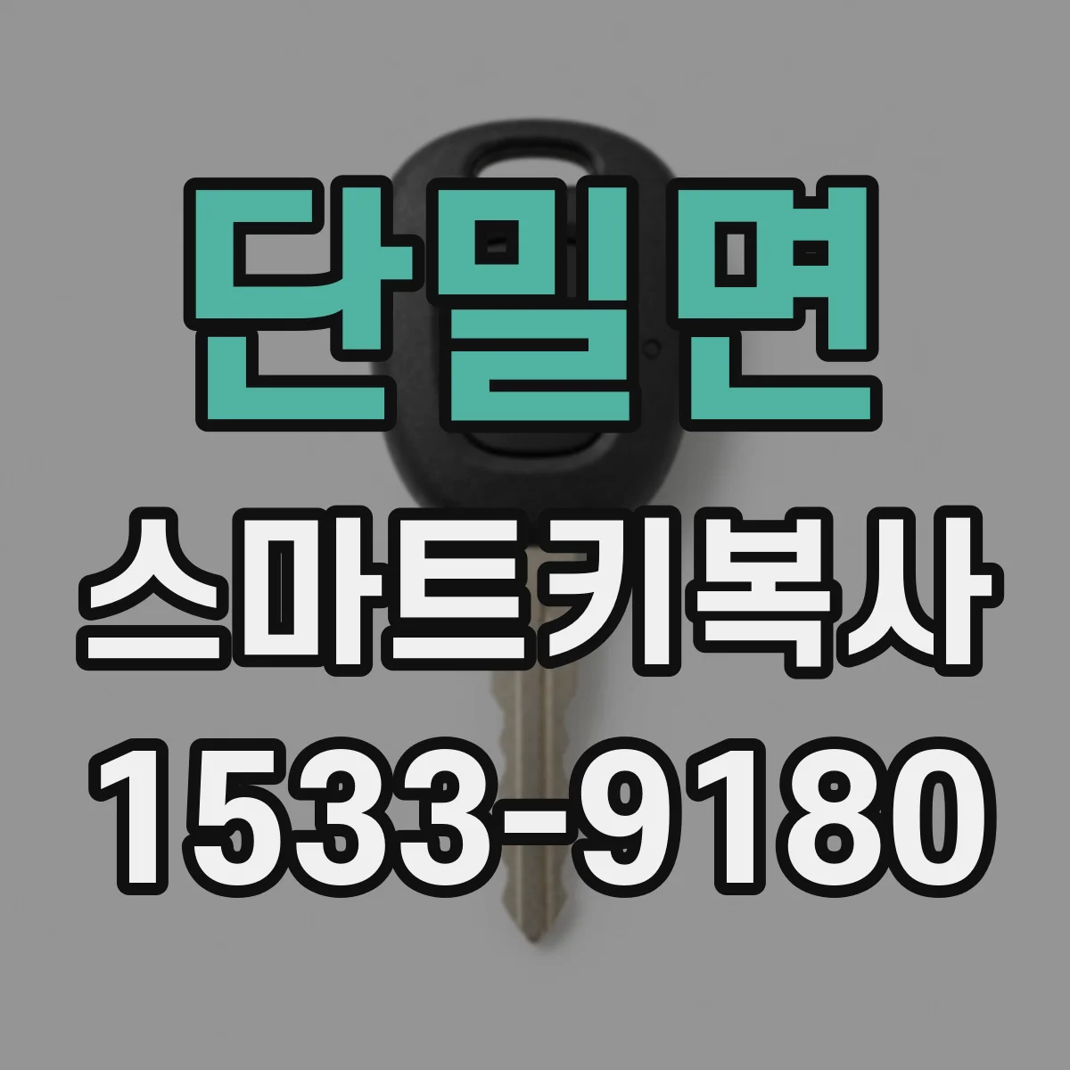 단밀면 스마트키복사