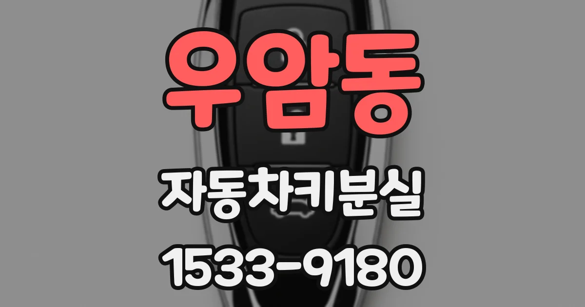 우암동 자동차키분실