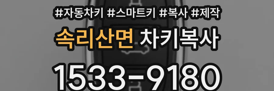 속리산면 차키복사