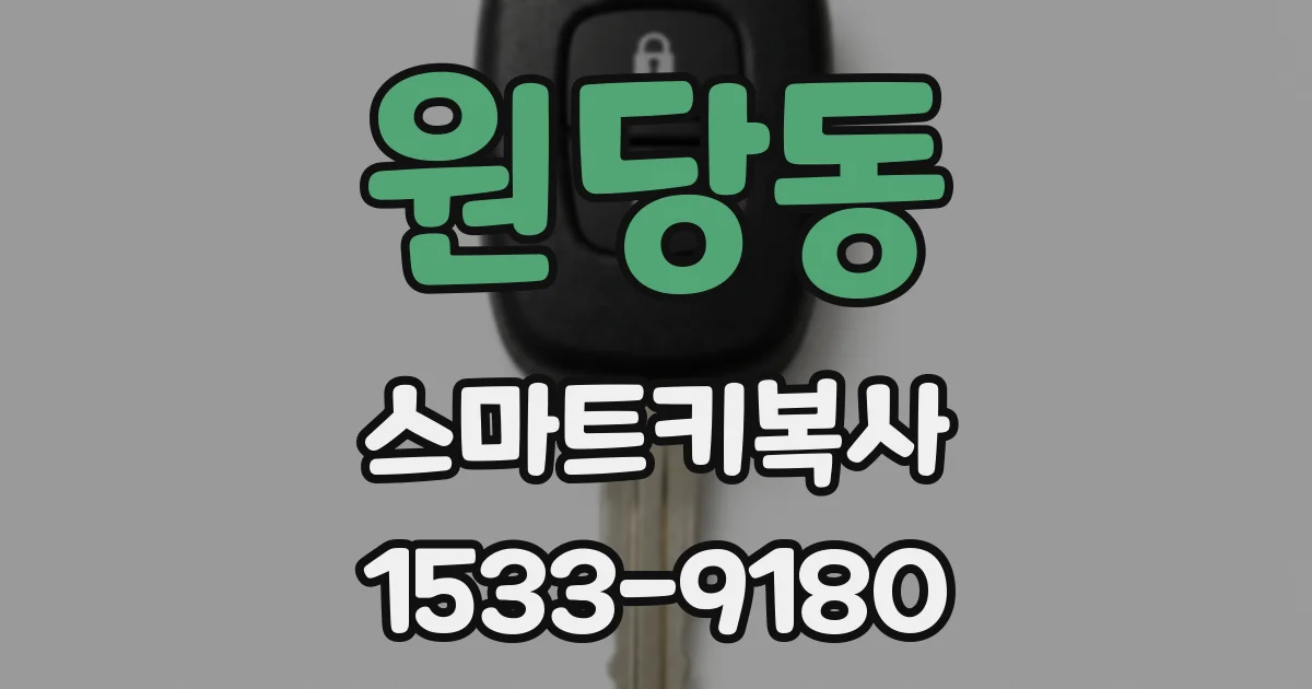 원당동 스마트키복사