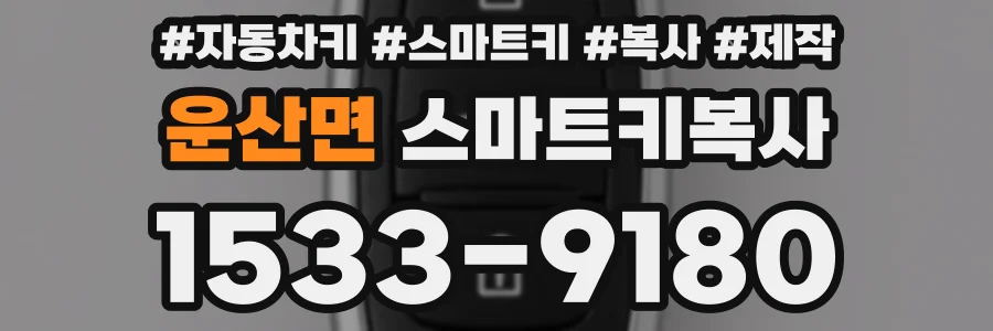 운산면 스마트키복사