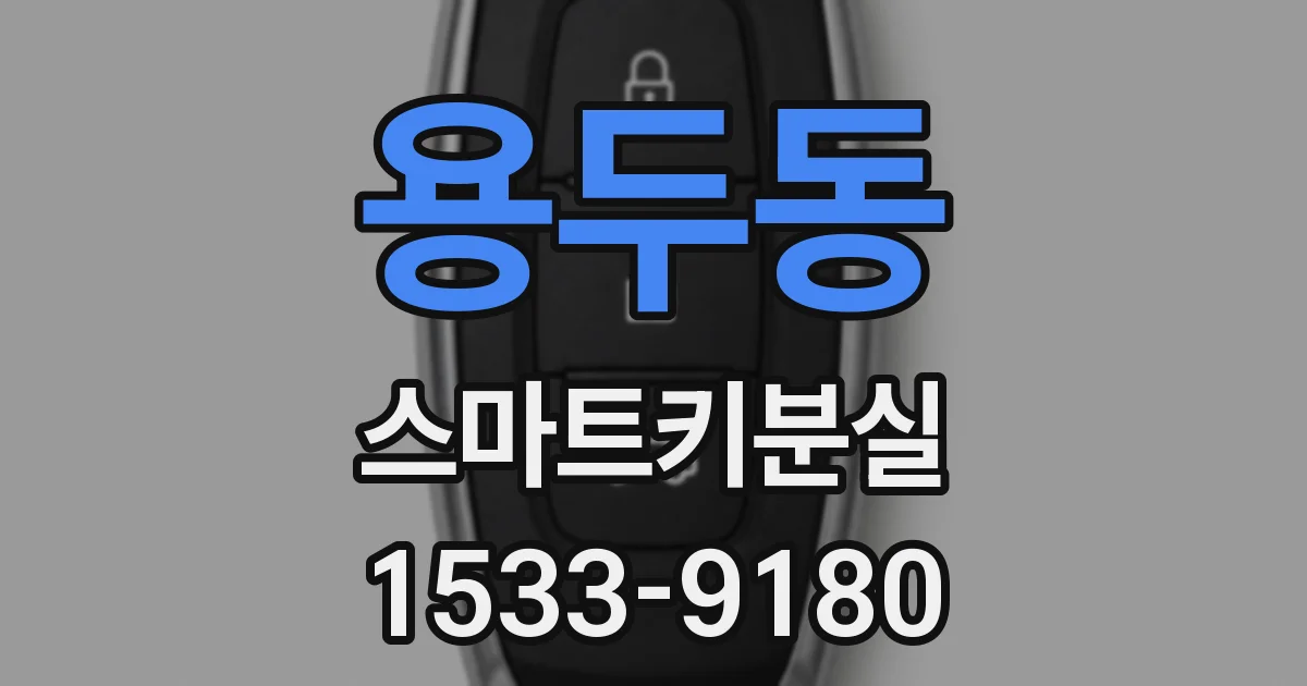 용두동 스마트키분실