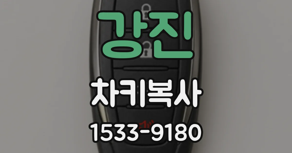 강진 차키복사