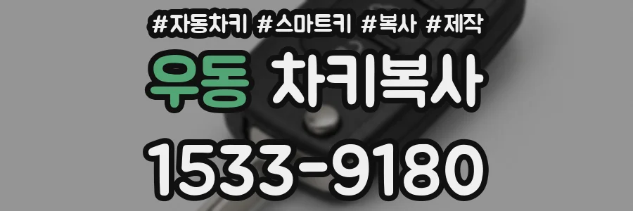 우동 차키복사