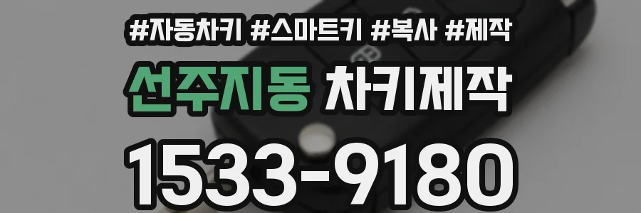 선주지동 차키제작