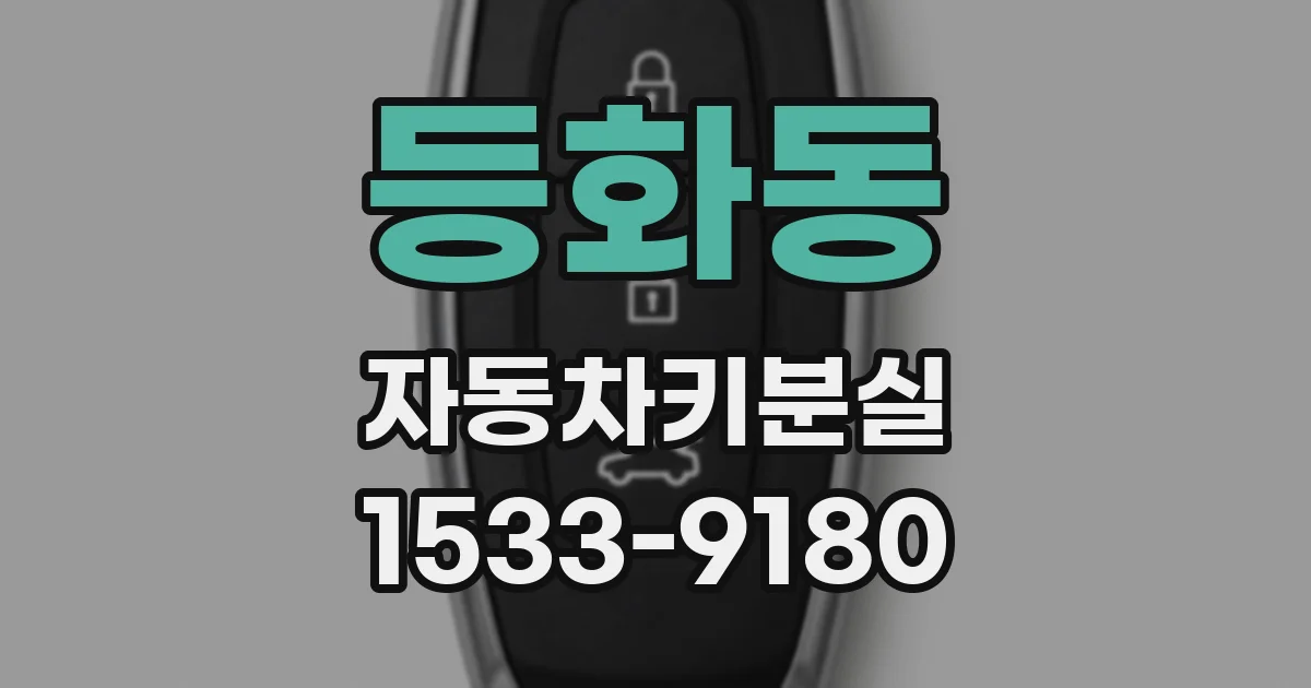 등화동 자동차키분실