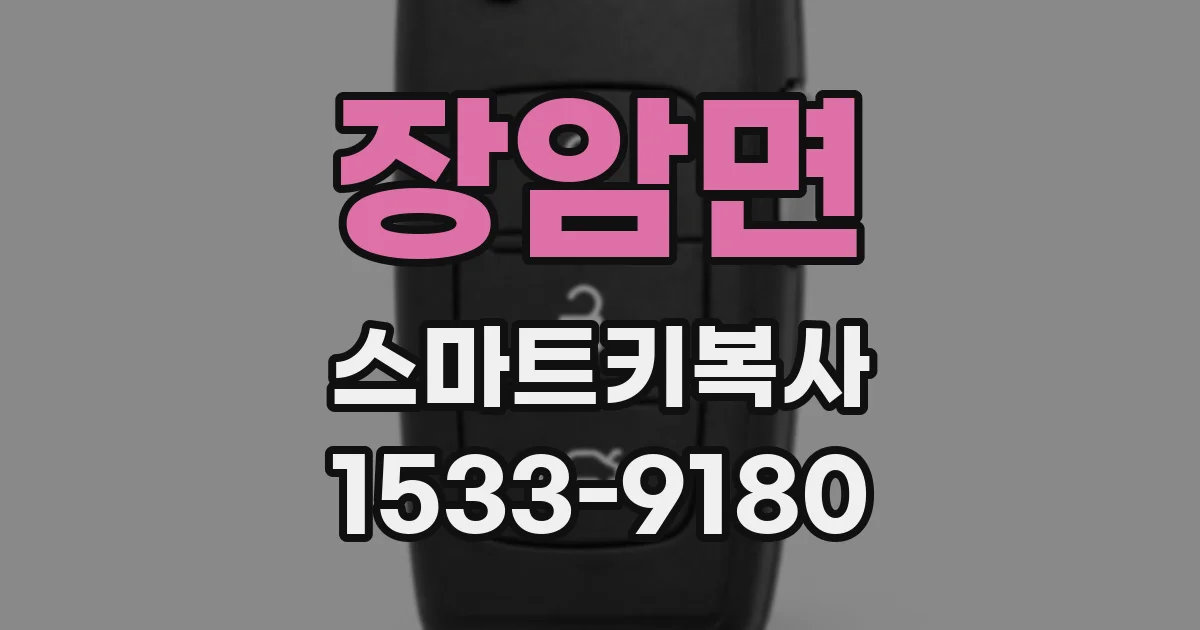 장암면 스마트키복사