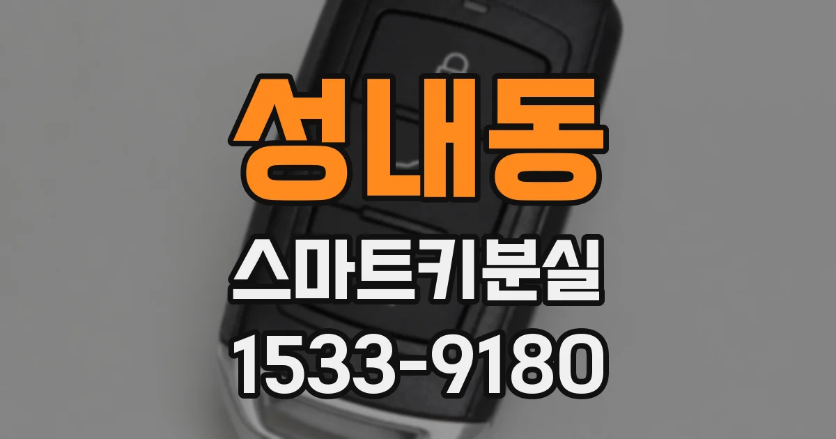 성내동 스마트키분실