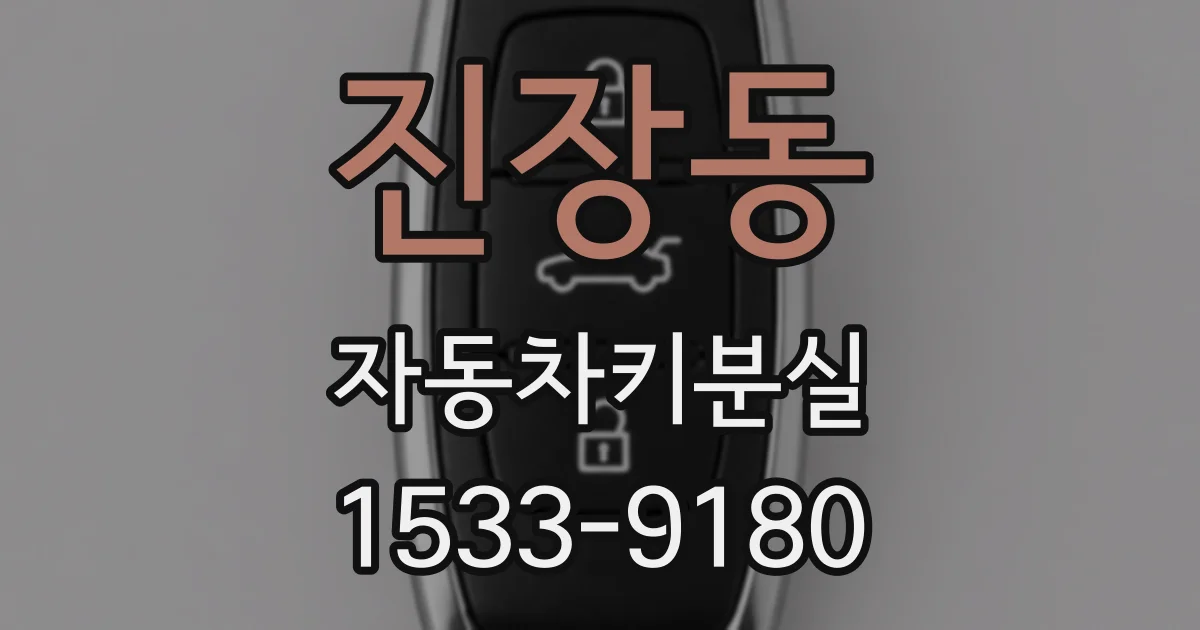 진장동 자동차키분실