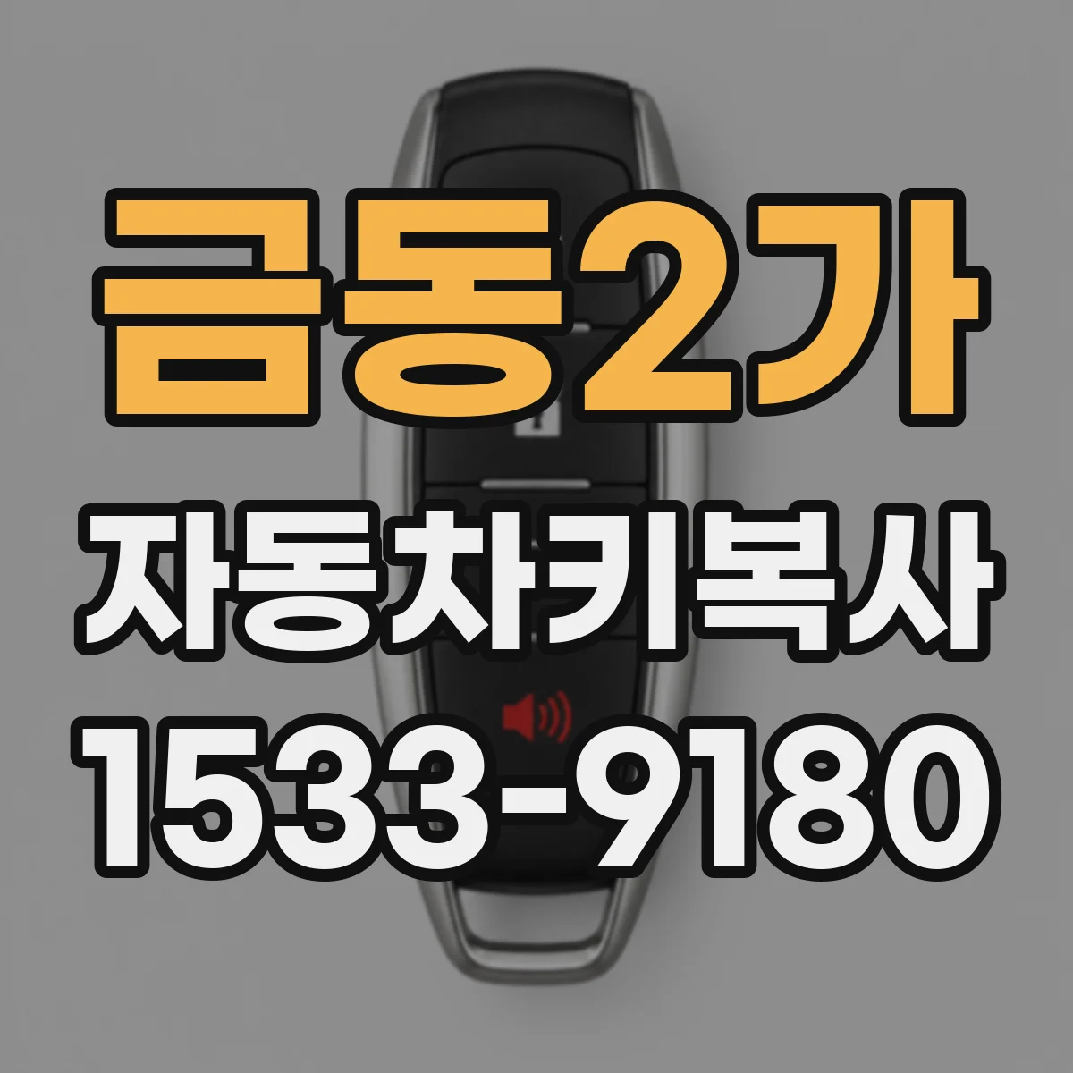 금동2가 자동차키복사
