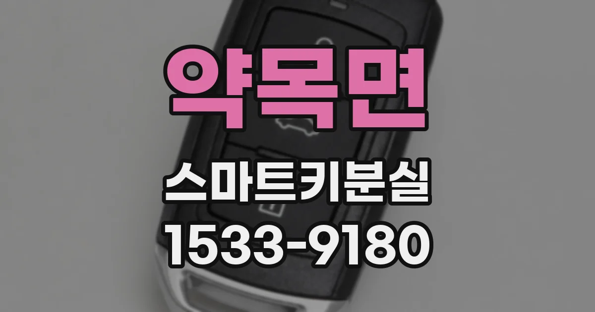 약목면 스마트키분실