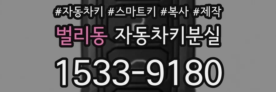 벌리동 자동차키분실