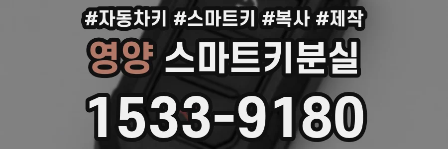 영양 스마트키분실