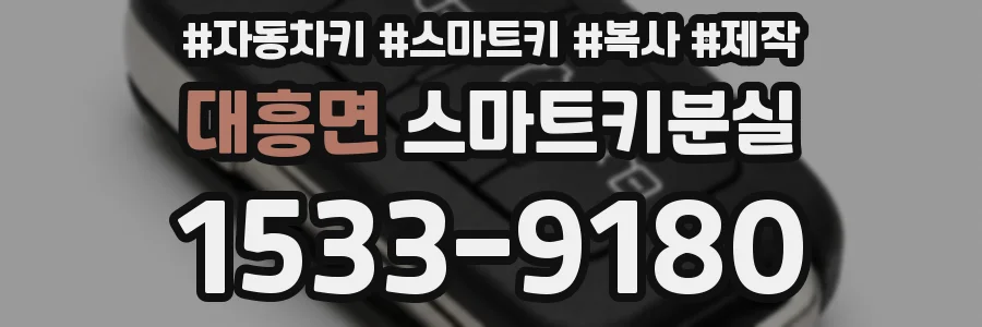 대흥면 스마트키분실