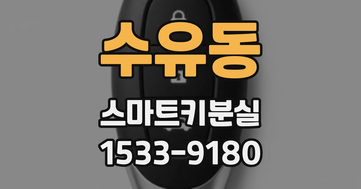 수유동 스마트키분실
