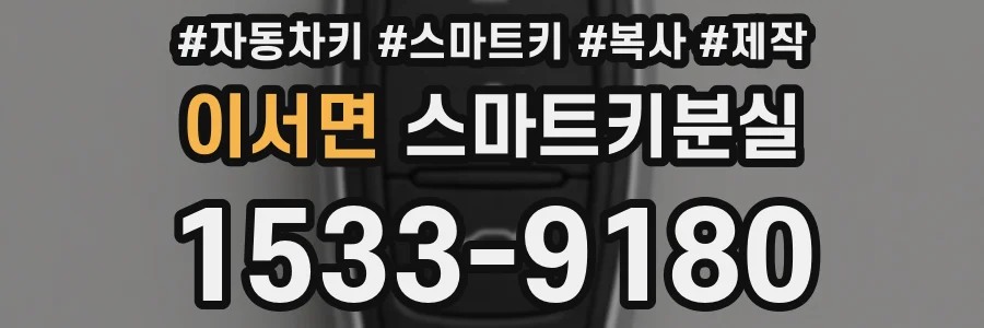 이서면 스마트키분실
