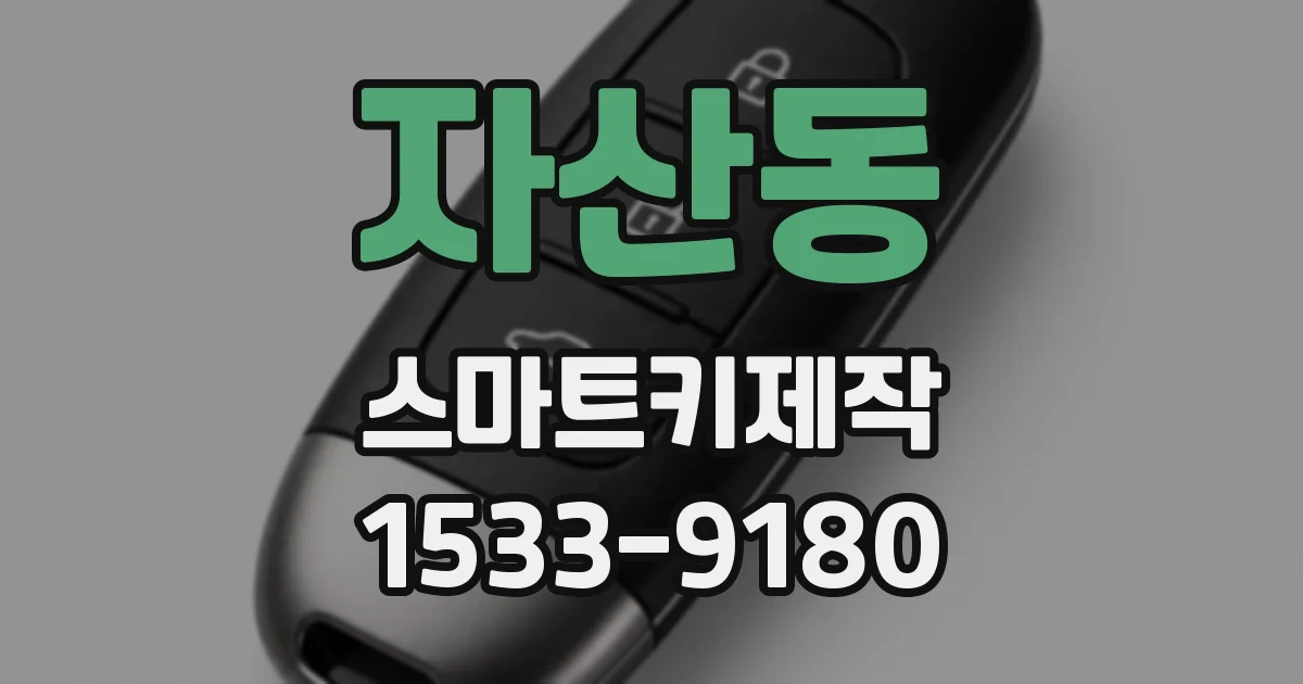 자산동 스마트키제작