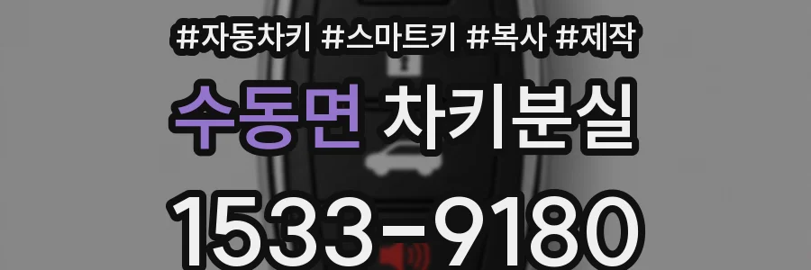 수동면 차키분실
